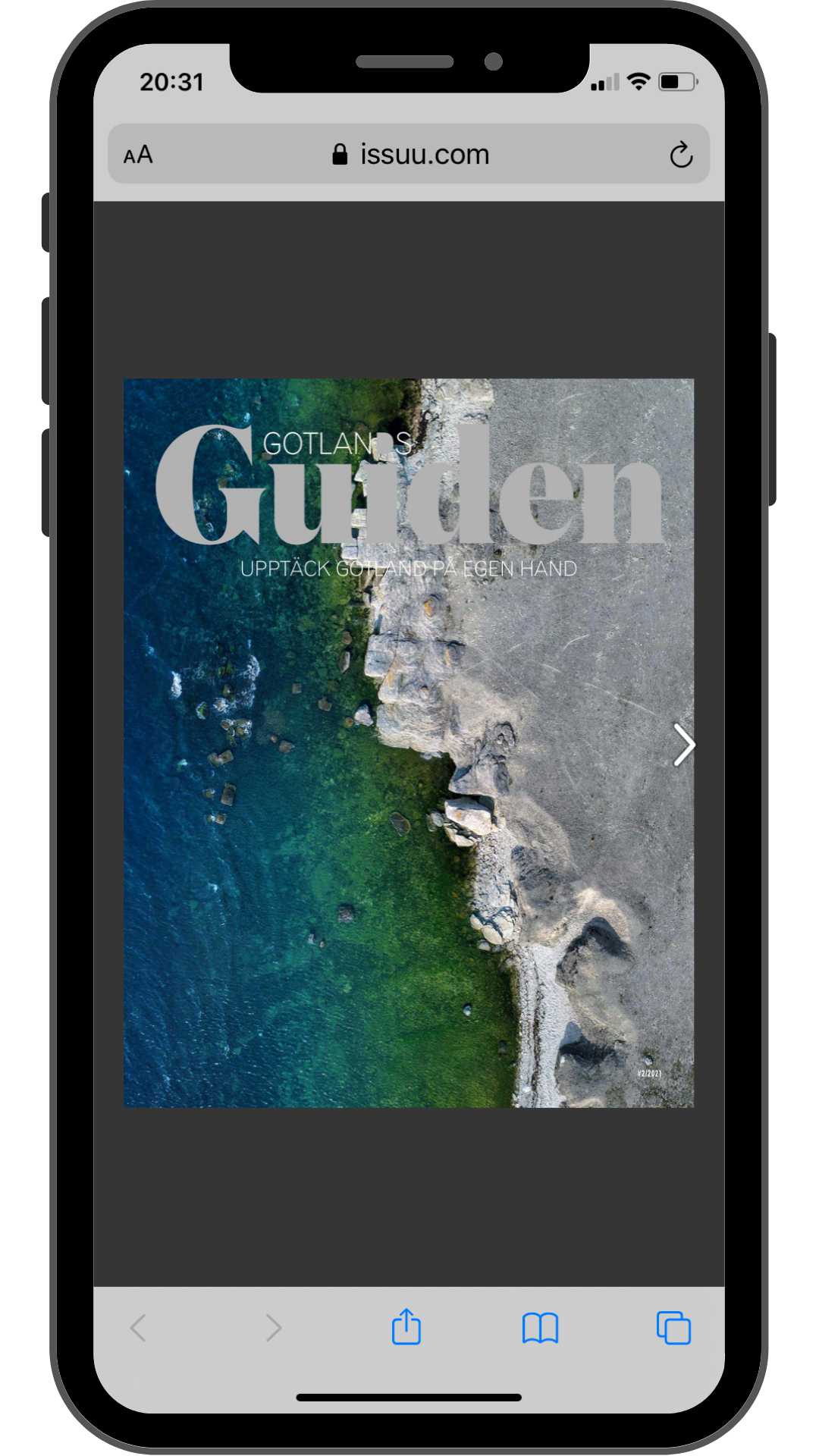 Gotlandsguiden är ett magasin med information om Fårö och Gotland
